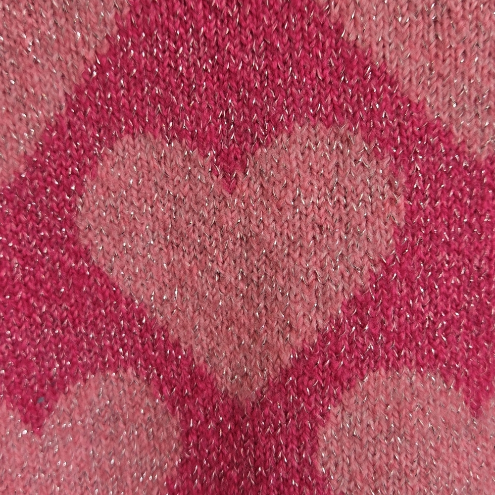 Pink Heart Pattern Sweater - Picture 5 of 5